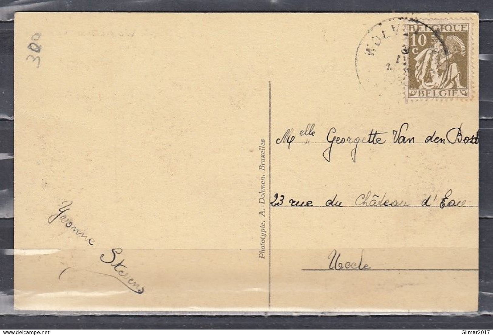 Postkaart Van Wolvertem Naar Uccle - 1932 Ceres En Mercurius