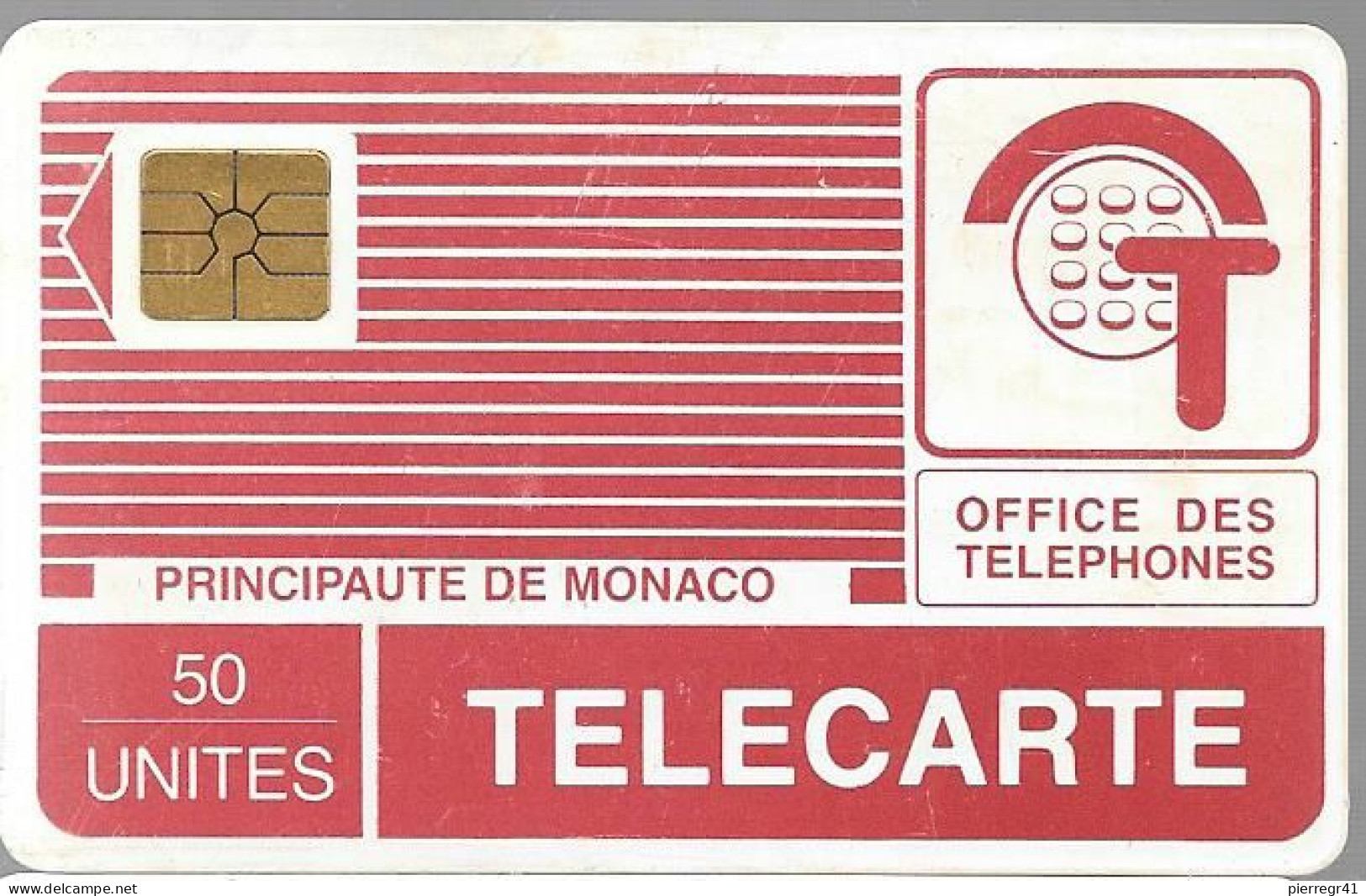 CARTE-PUBLIC-MONACO-PYJAMA-50U-MP13-Gem-04/89-V°N° 204b-UTILISE-TBE - Monace