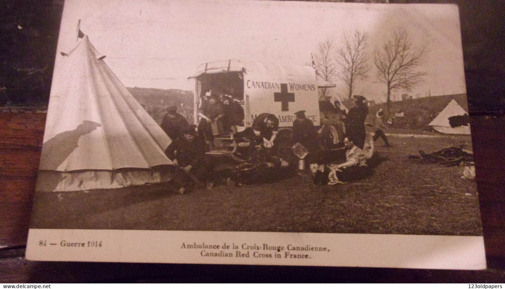 Santé - Guerre 1914 - Ambulance De La Croix Rouge Canadienne - Canadian Red Cross In France (Canadian Women's) - Croix-Rouge