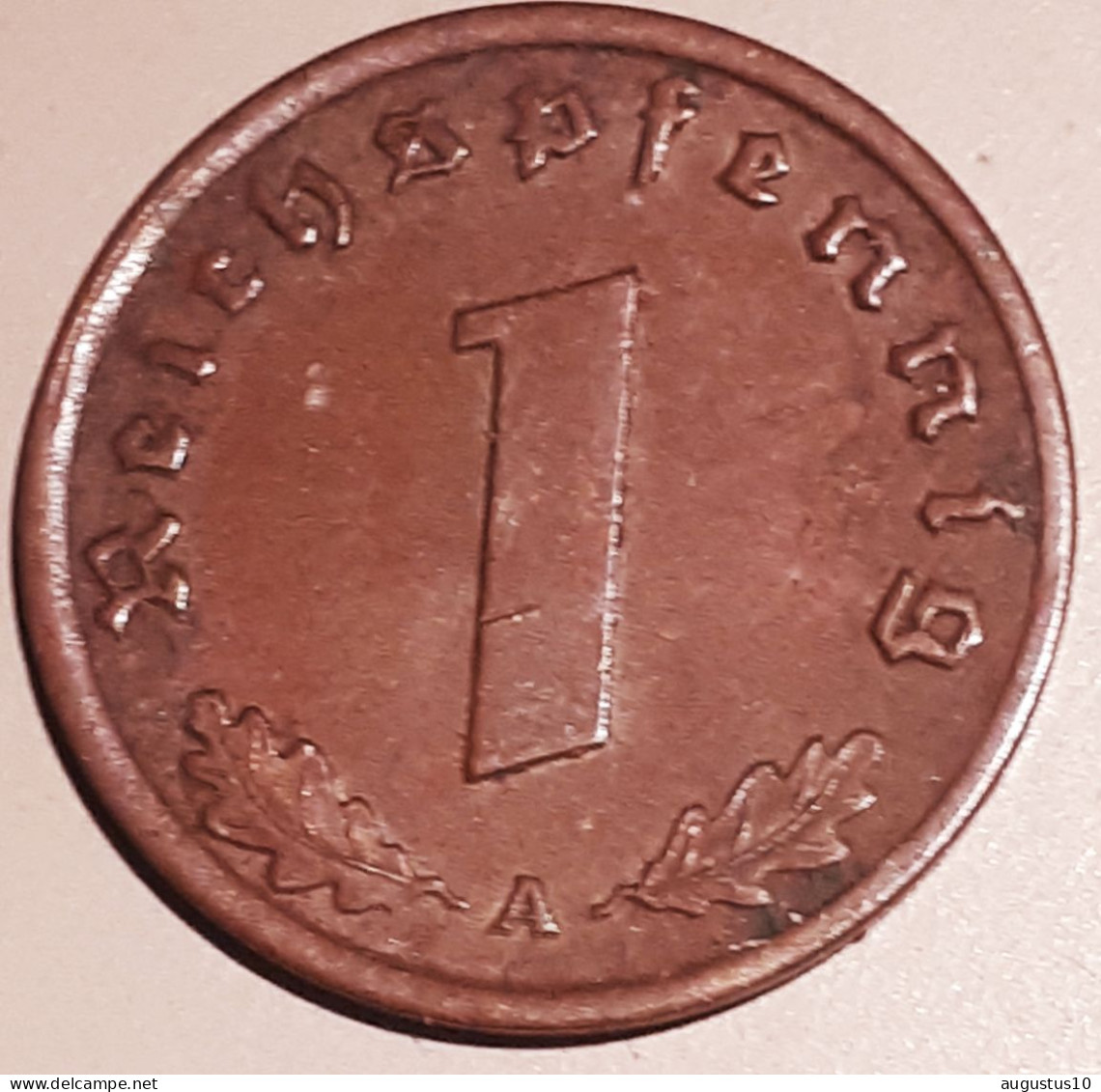 DUITSLAND.: 1 REICHSPFENNIG 1939 A XF KM 89 - 1 Reichspfennig