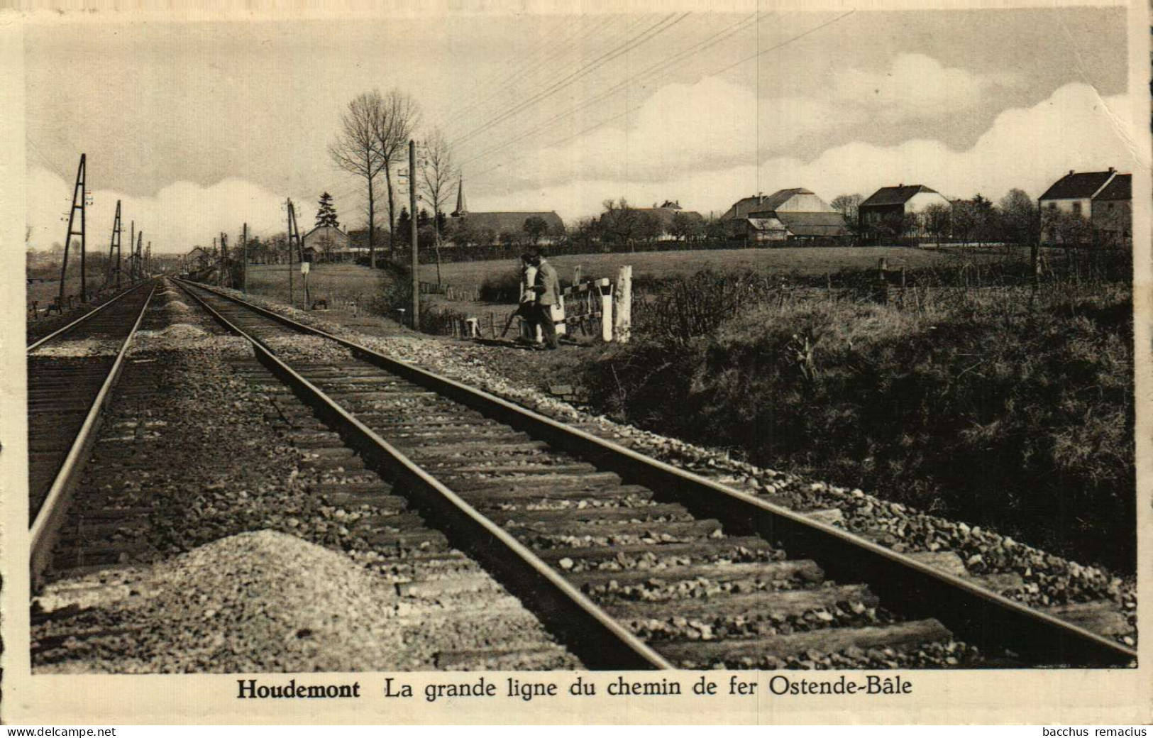 HOUDEMONT - La Grande Ligne De Chemin De Fer Ostende-Bale - Habay