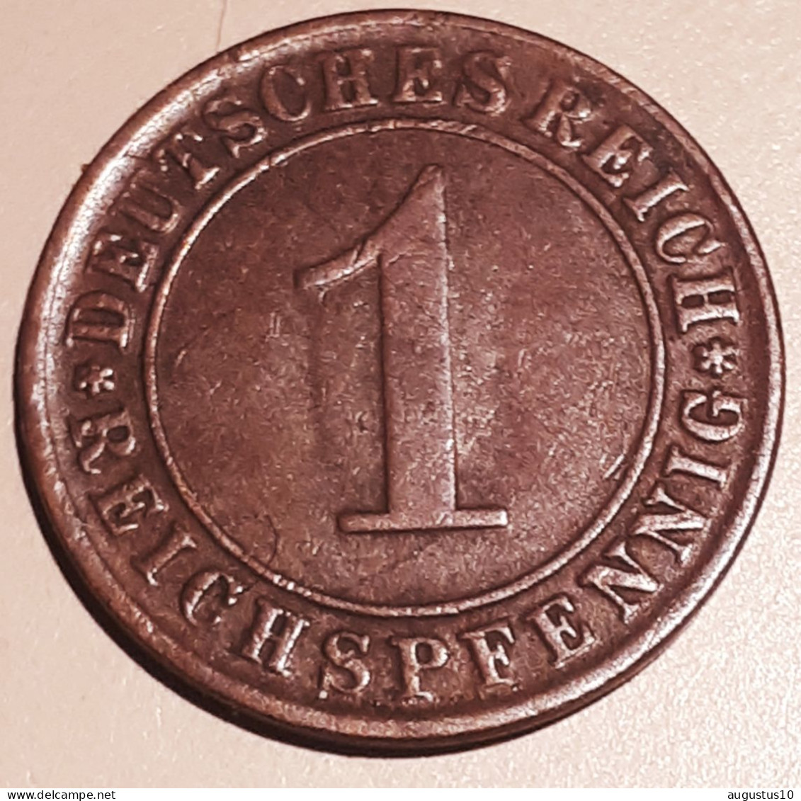DUITSLAND : 1 REICHSPFENNIG 1929 A KM 37 XF - 1 Renten- & 1 Reichspfennig