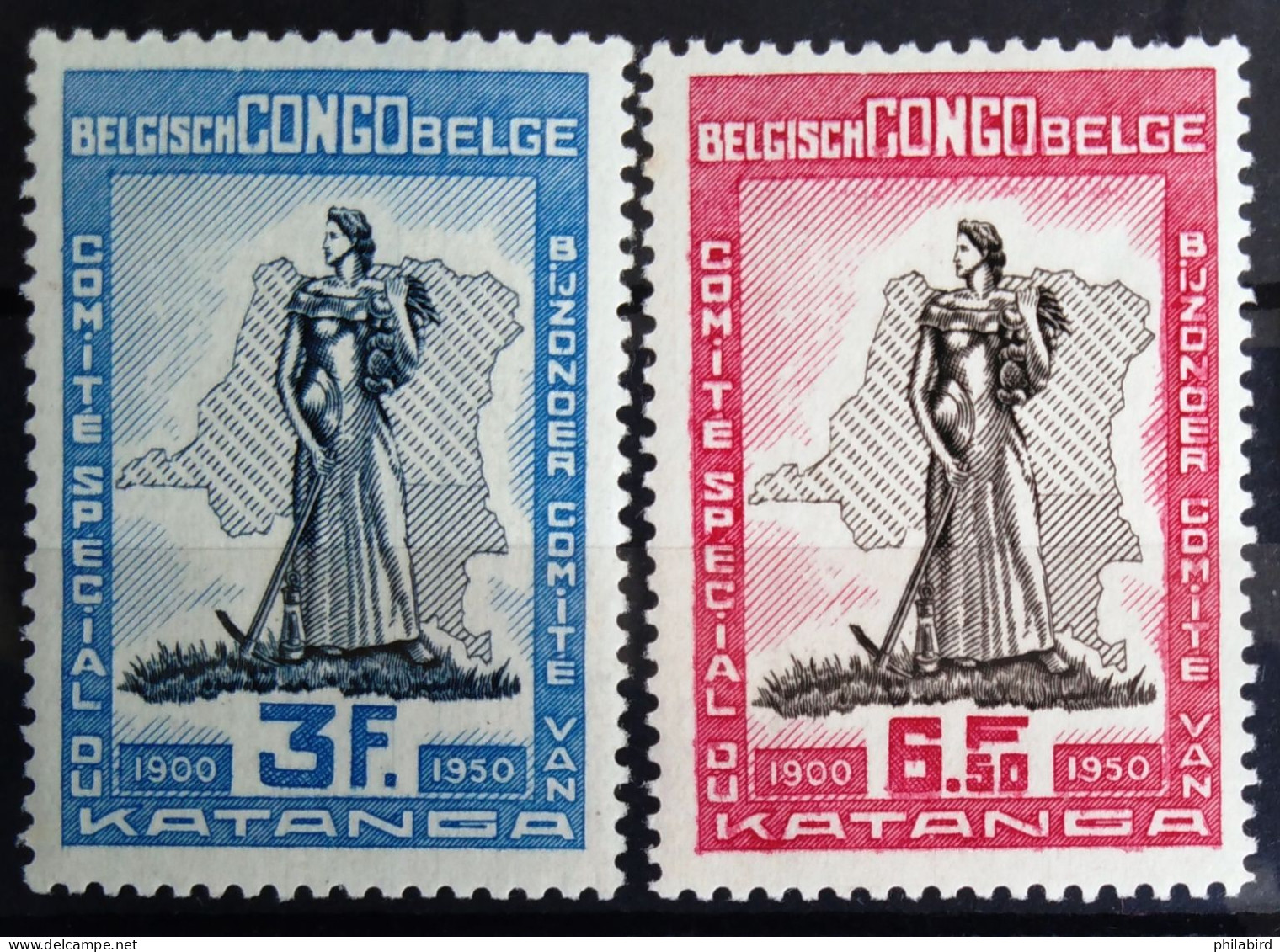 CONGO BELGE                          N° 298/299                     NEUF* - Neufs