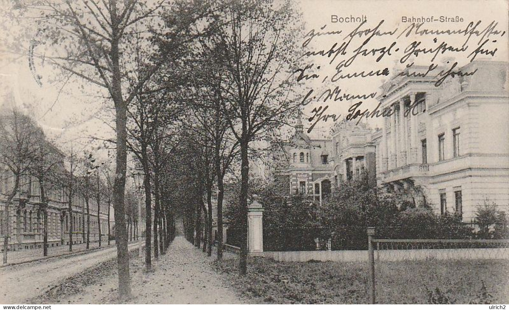 AK Bocholt - Bahnhof-Straße - 1910 (66304) - Bocholt