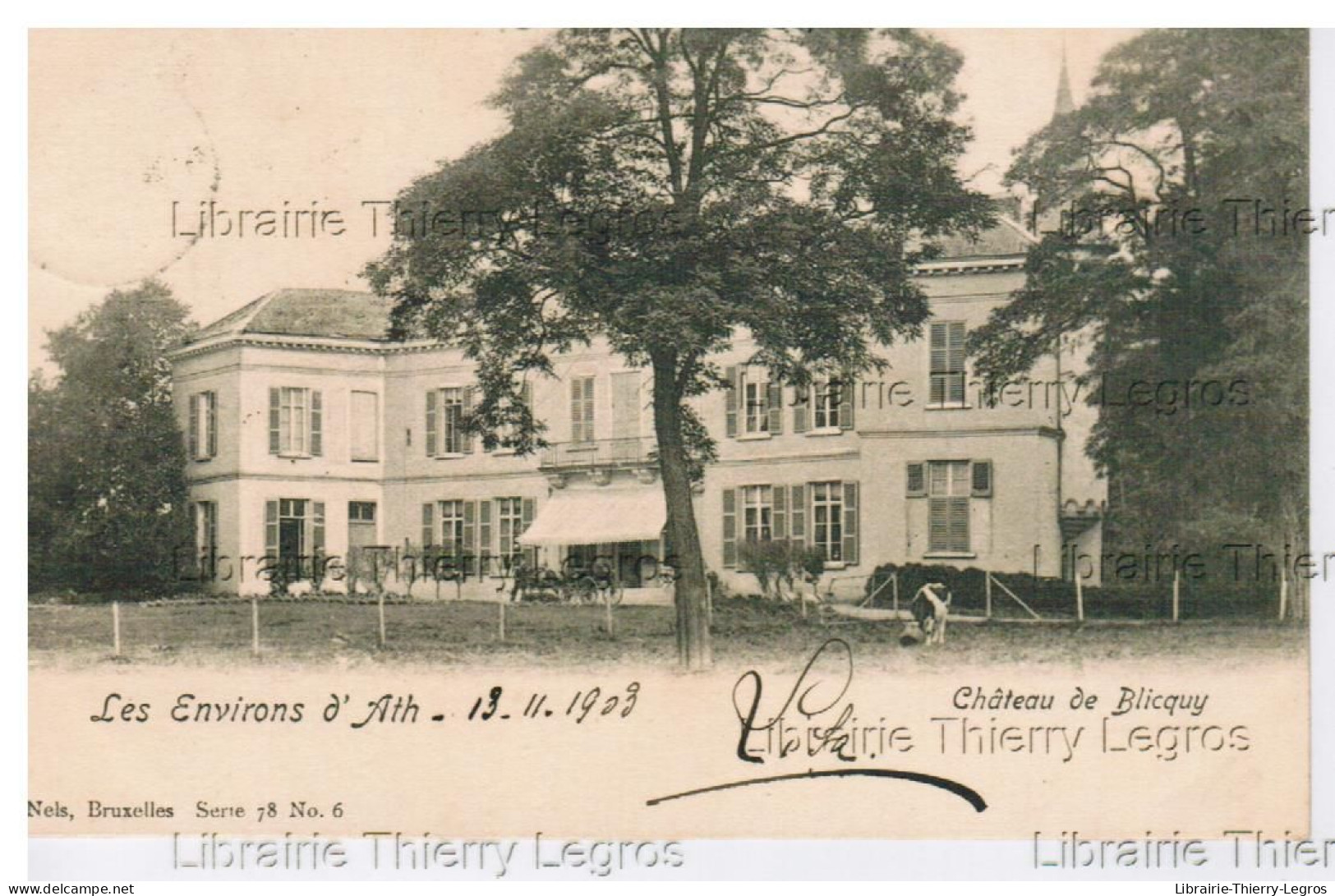 CPA Environs D'Ath Chateau De Blicquy   Leuze En Hainaut - Leuze-en-Hainaut