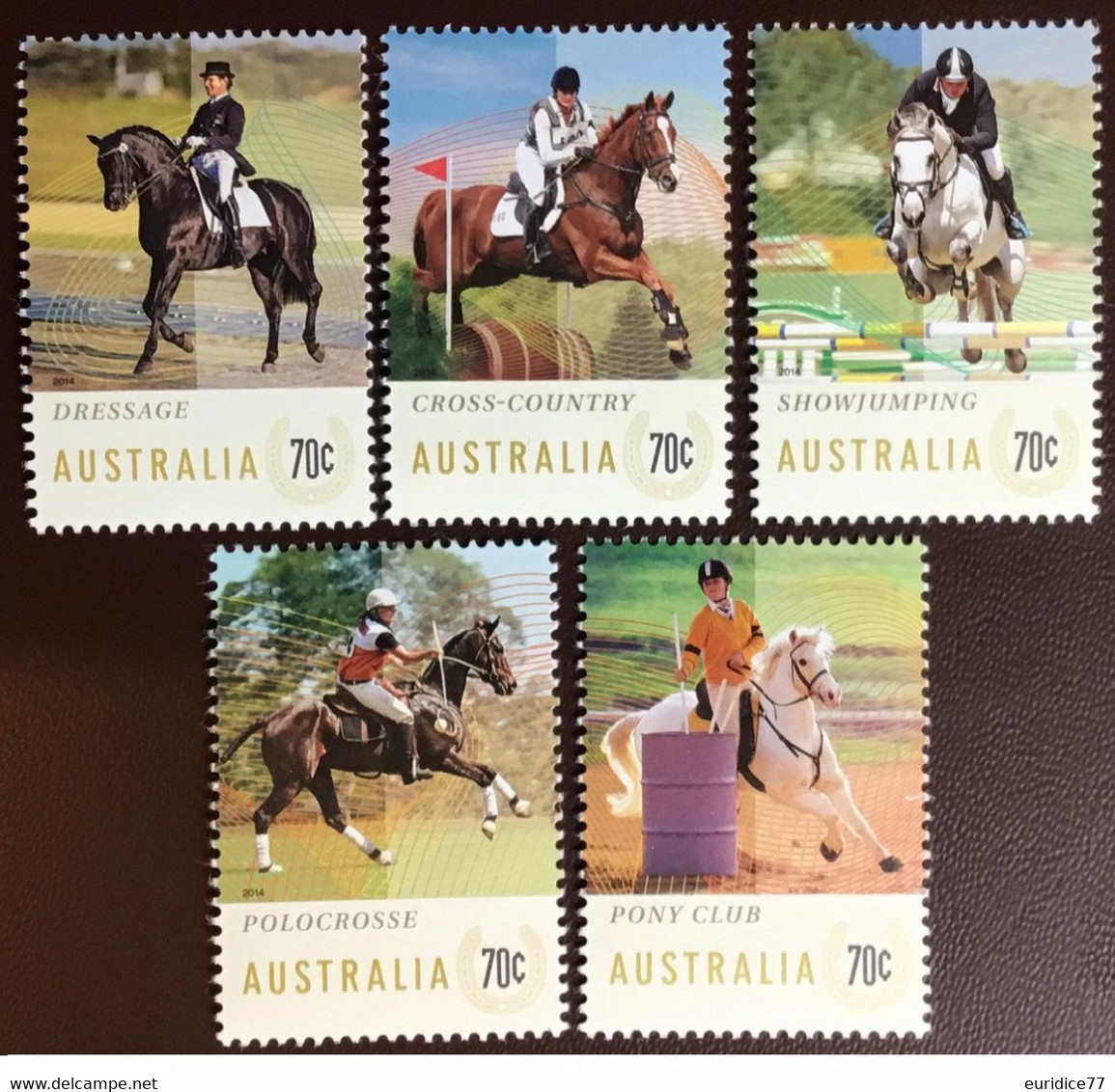 Australia 2014 - Equestrian Stamp Set Mnh** - Mint Stamps