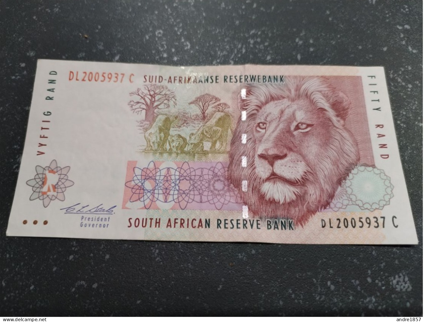 AFRIQUE DU SUD - Billet De 50 RAND - Afrique Du Sud