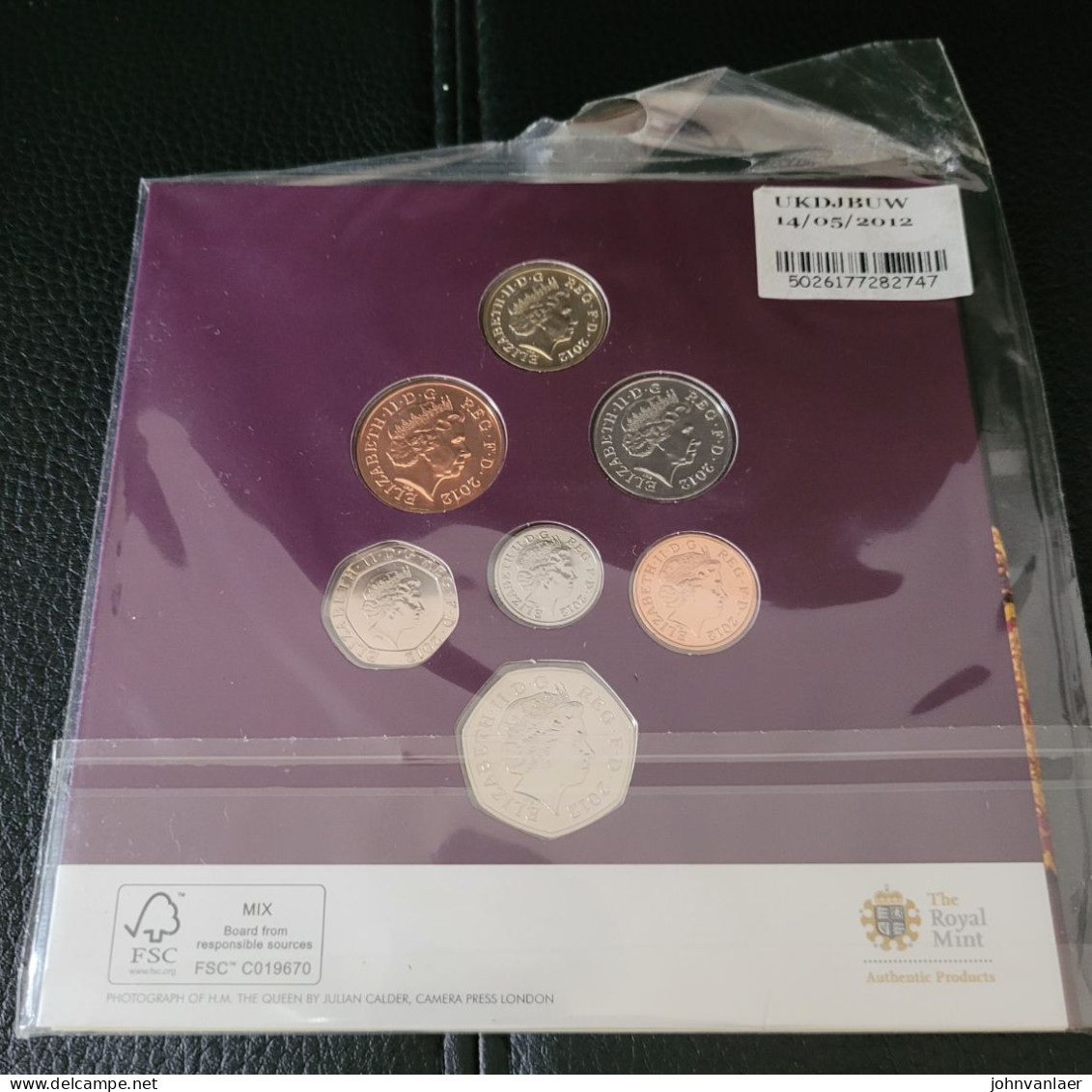 GREAT BRITAIN UK 2012 DIAMOND JUBILEE BRILLIANT UNCIRCULATED COIN SET - Collections