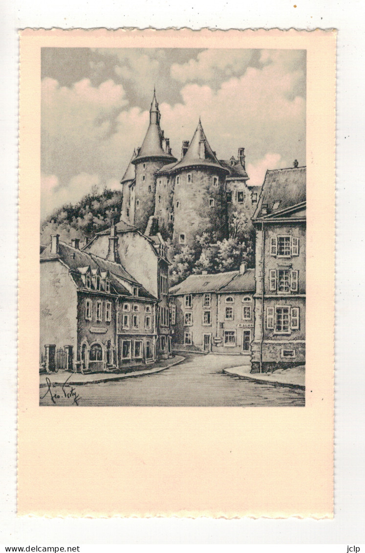 CLERVAUX - Le Château. (d'après Le Dessin Original De Géo FOSTY). - Clervaux