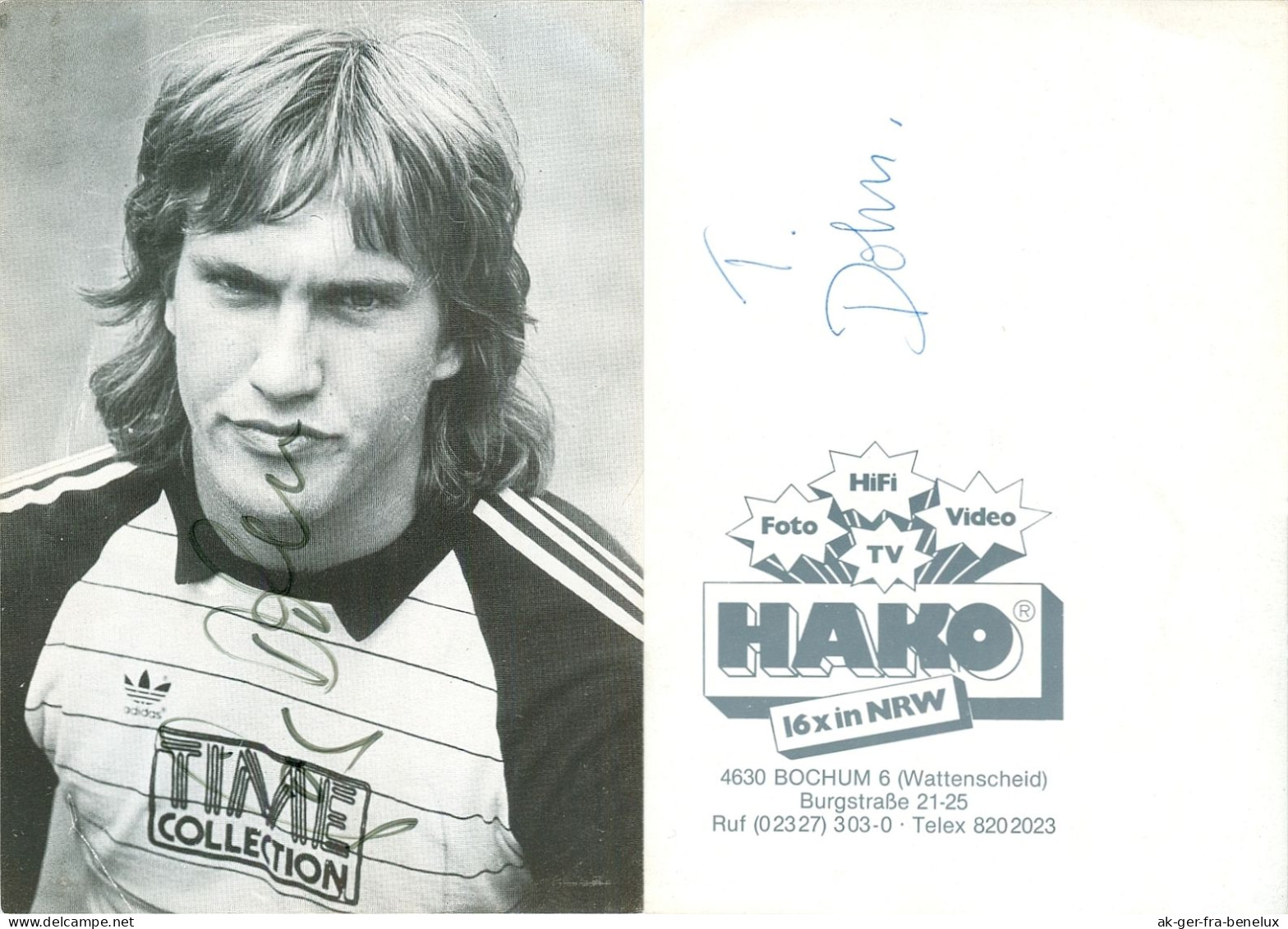 Autogramm AK Jörg Dohn SG Wattenscheid 09 86-87 SC Rot-Weiß Oberhausen Remscheid Schöppingen Bochum Fußball - Autographes