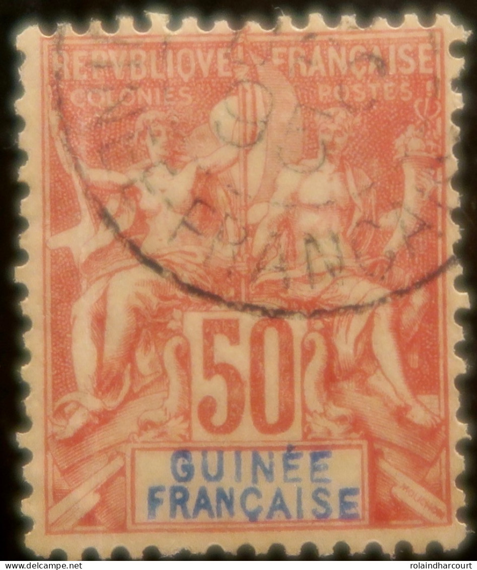 LP3972/105 - 1892 - COLONIES FRANÇAISES - GUINEE FRANÇAISE - N°11 Oblitéré - Cote (2024) : 45,00 € - Usati