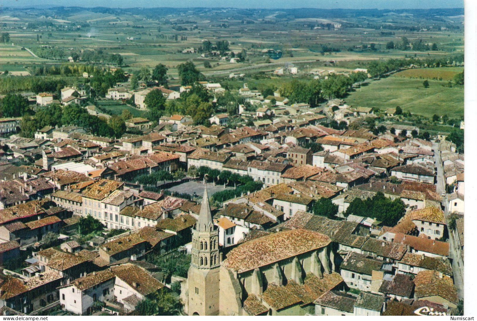 Lisle-sur-Tarn Vue Aérienne Du Village Eglise - Lisle Sur Tarn