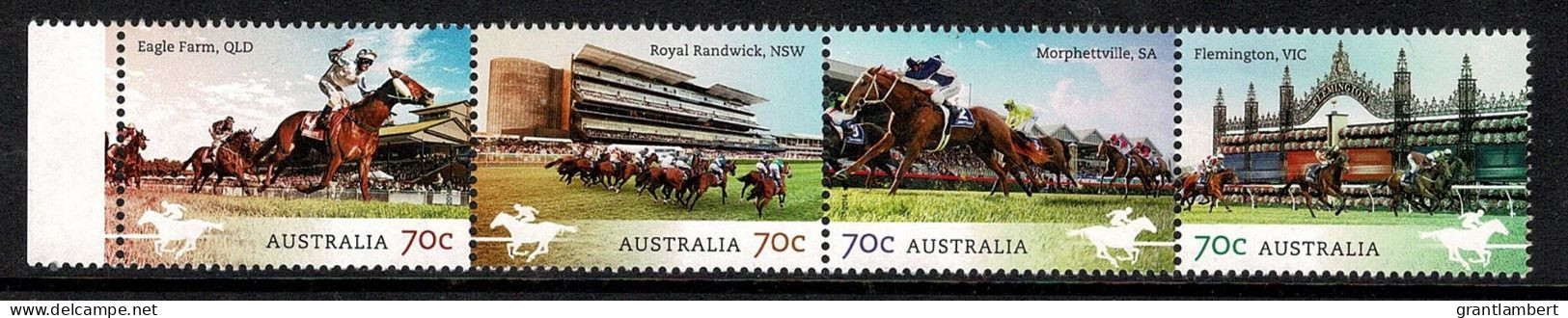 Australia 2014 Racecourses - Horseracing  Set As Strip Of 4 MNH - Neufs