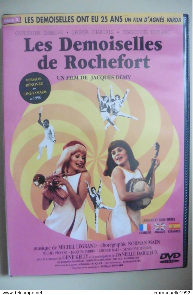 DVD Les Demoiselles De Rochefort De Jacques Demy Avec Catherine Deneuve Françoise Dorléac + Film Agnès Varda - Commedia Musicale