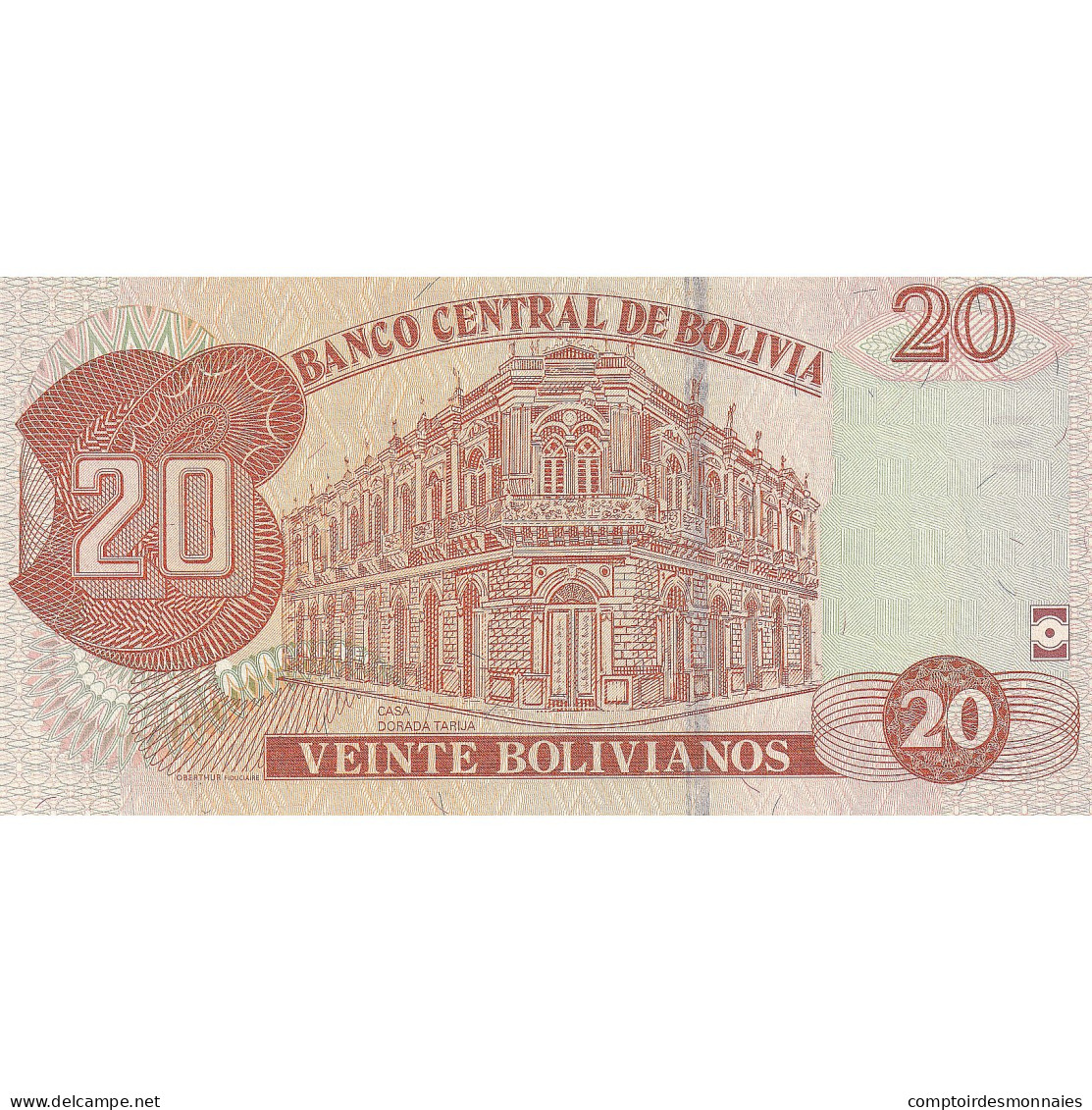 Bolivie, 20 Bolivianos, 1986, 1986-11-28, KM:205c, NEUF - Bolivie