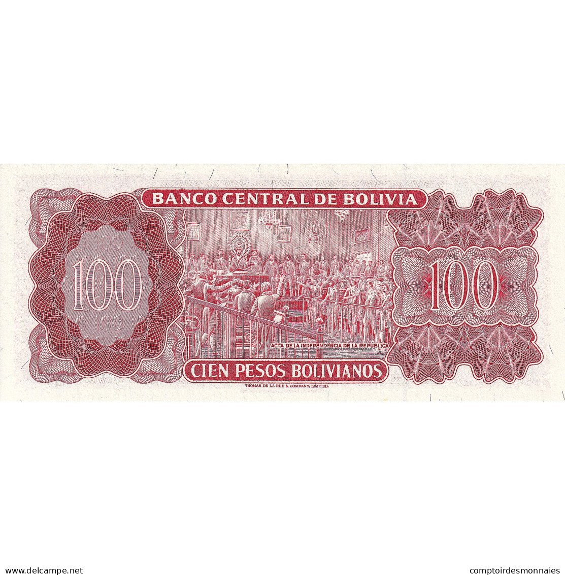 Bolivie, 100 Pesos Bolivianos, 1962-07-13, KM:163a, NEUF - Bolivia