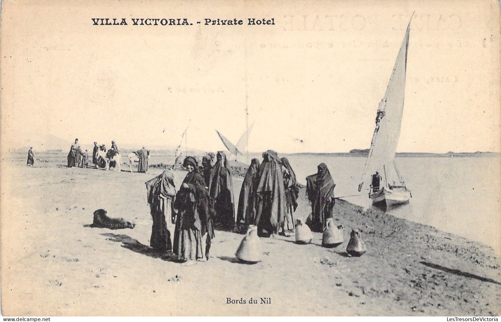 EGYPTE - Villa Victoria - Private Hotel - Bords Du Nil - Carte Postale Ancienne - - Andere & Zonder Classificatie