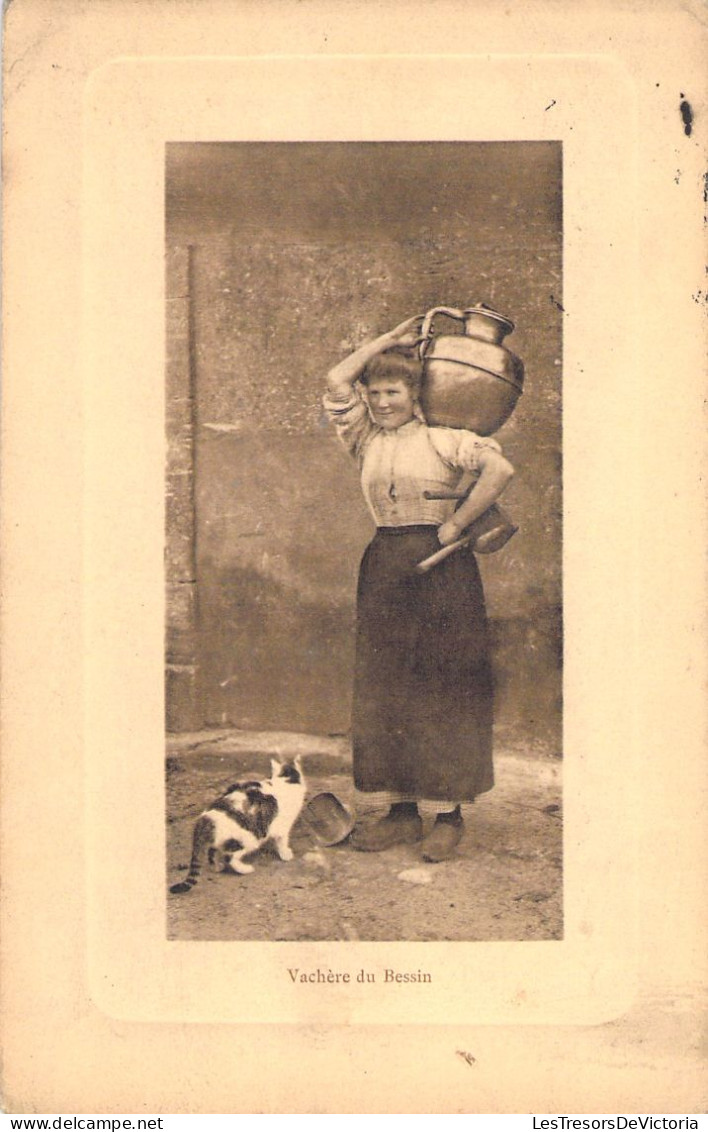 METIER - Vachere Du Bessin - Paysan - Carte Postale Ancienne - - Bauern