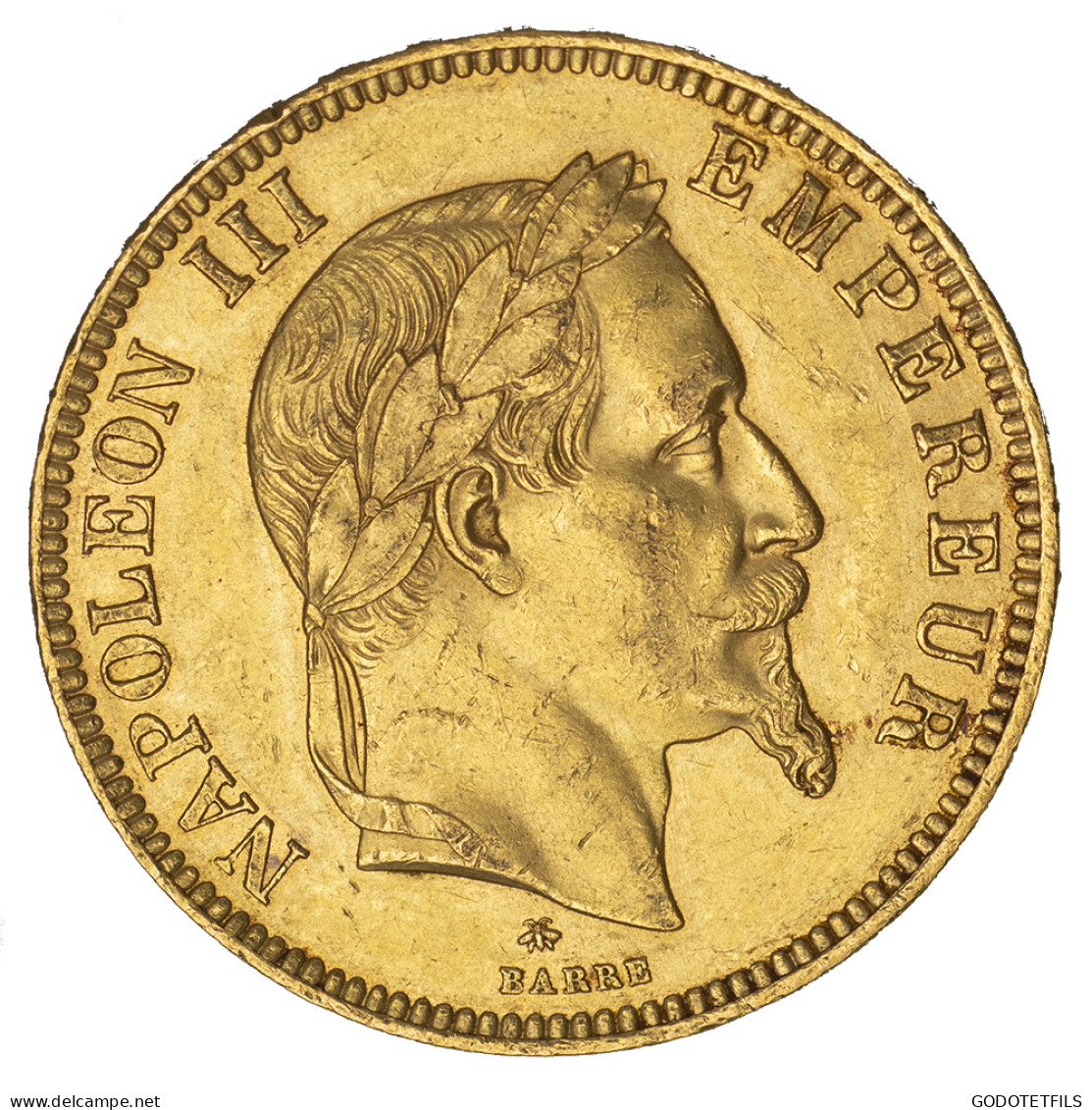 Second-Empire- 100 Francs Napoléon III Tête Laurée 1862 Paris - 100 Francs-or