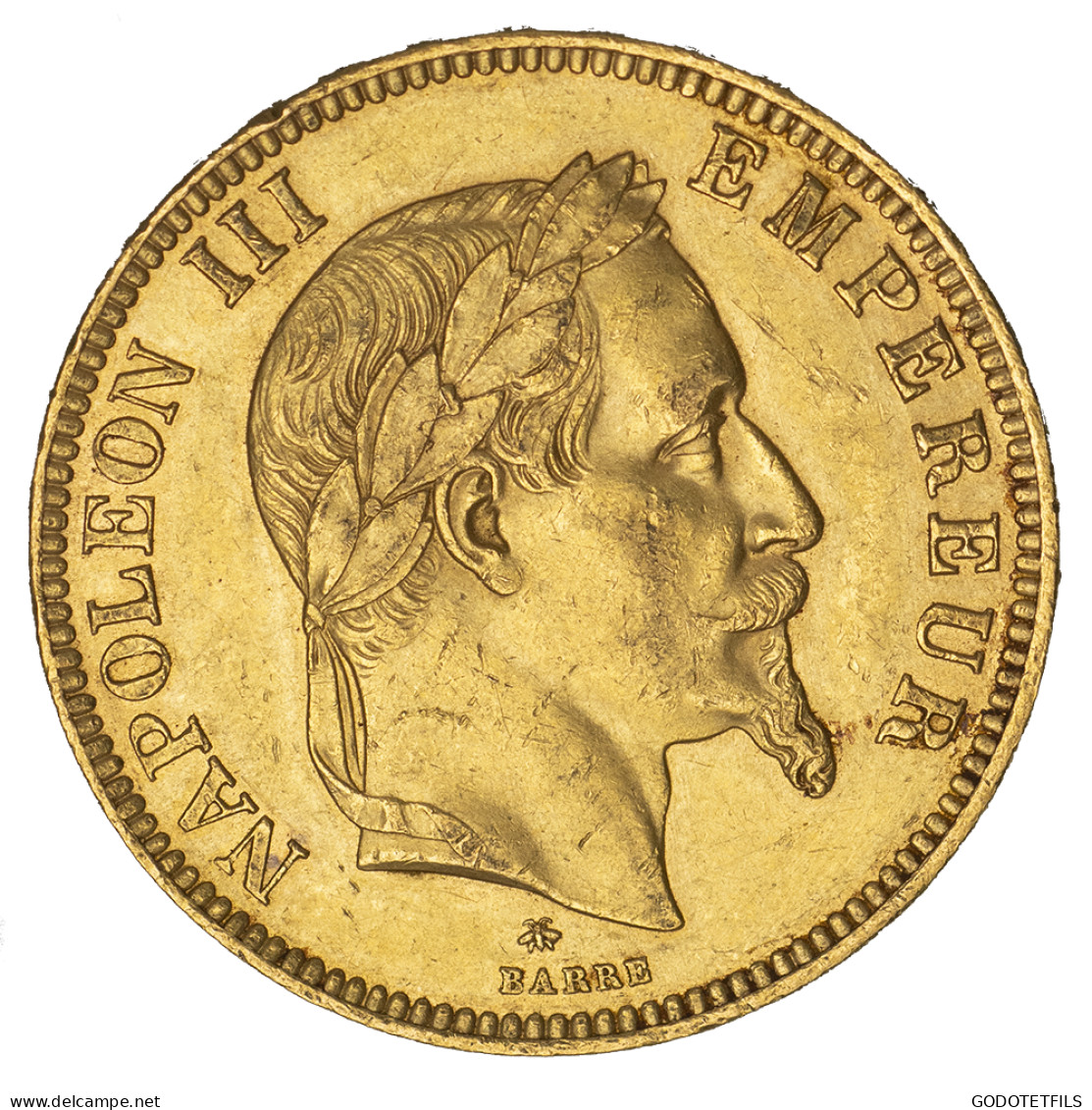 Second-Empire- 100 Francs Napoléon III Tête Laurée 1862 Paris - 100 Francs (gold)