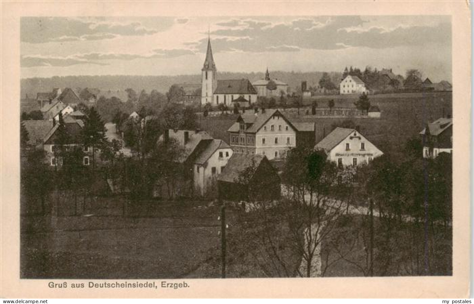 73939115 Deutscheinsiedel_Deutschneudorf Ortsansicht Mit Kirche - Deutschneudorf