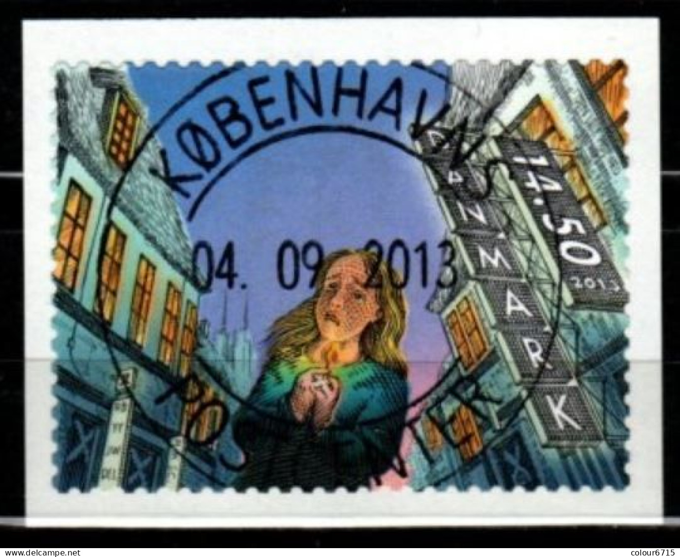 Denmark 2013 Hans Christian Andersen In Danish-Chinese Interpretation (4-4/14.5kr) CTO Used Stamp 1v - Gebruikt