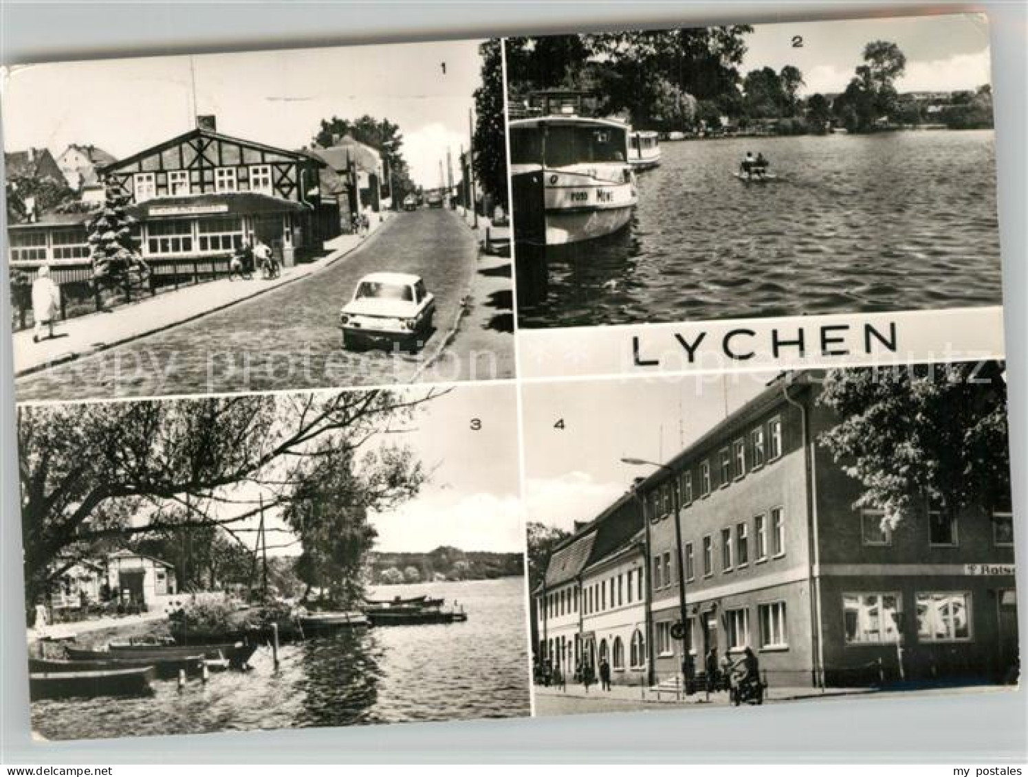 43500004 Lychen Caf? Alte M?hle Stadtsee Oberpfuhlsee Restaurant Ratseck Lychen - Lychen