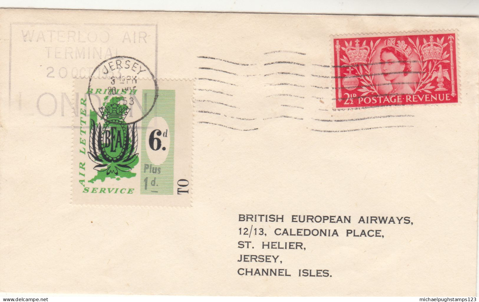 G.B. / B.E.A. Airmail Letter Stamps / Jersey / Guernsey - Other & Unclassified