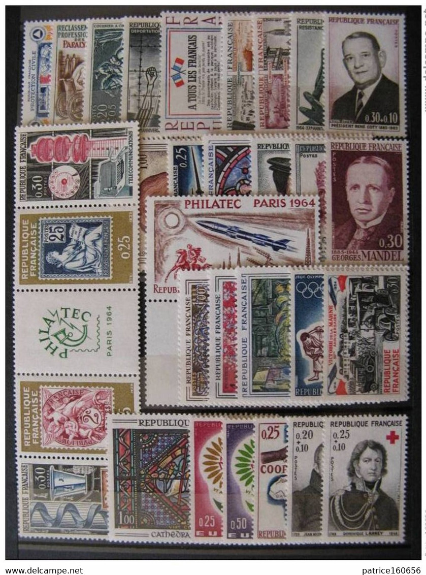 TB Année Complète 1964: Du N° 1404 Au N° 1434 Avec 1417A Au Lieu Des Timbres 1414 à 1417 ( Neufs XX ). - 1960-1969