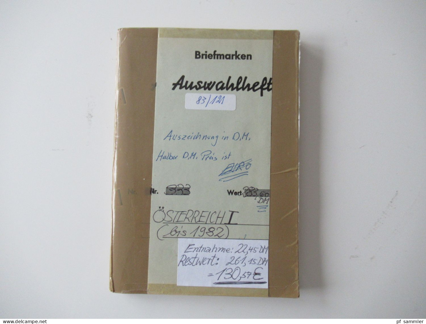 Sammlung / Interessantes Auswahlheft Europa Österreich 1940er Jahre - 1982 Viele Gestempelte Marken / Fundgrube - Verzamelingen (in Albums)