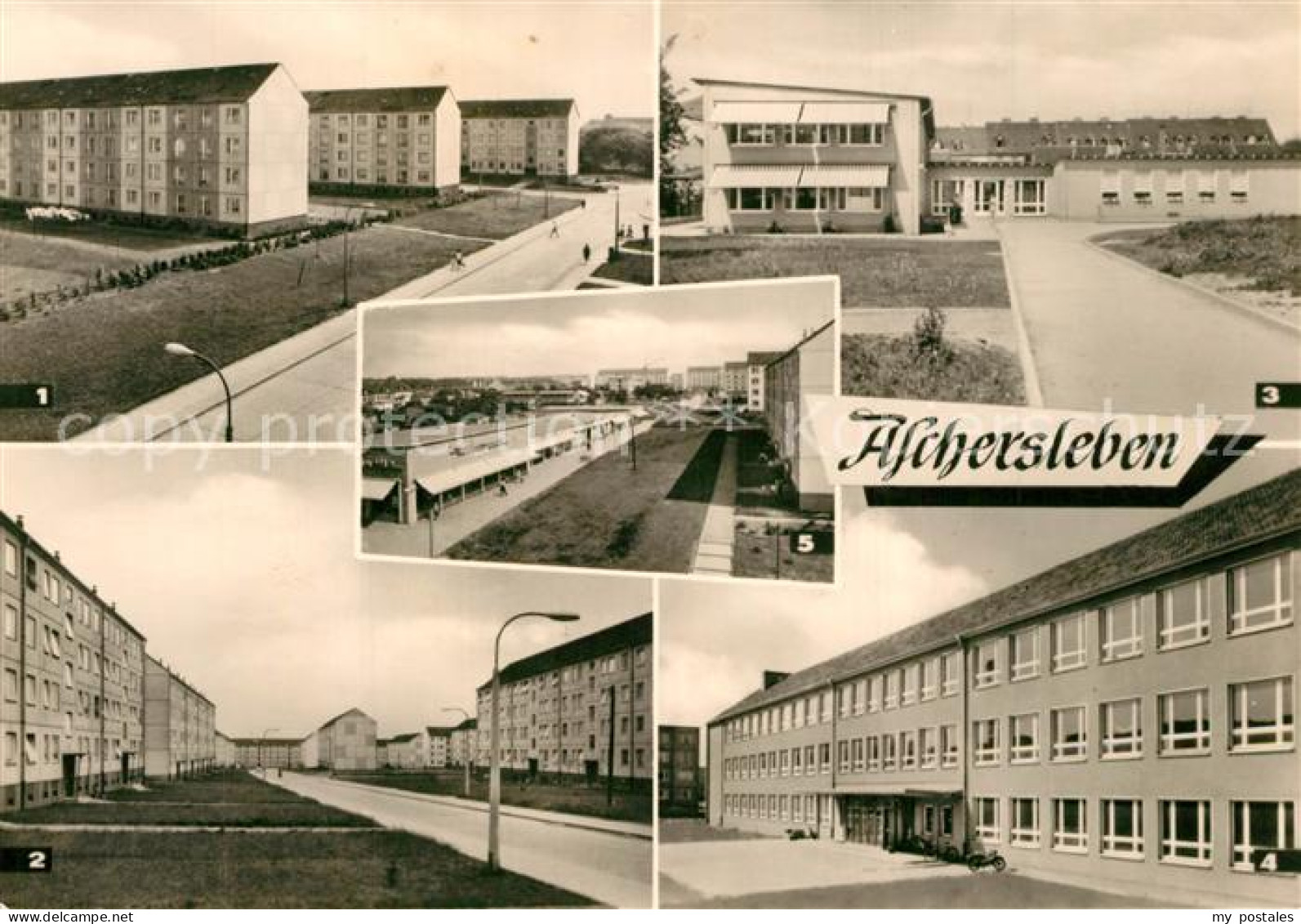 43498393 Aschersleben Kosmonautenviertel Kinderkrippe Nord Oberschule Aschersleb - Aschersleben