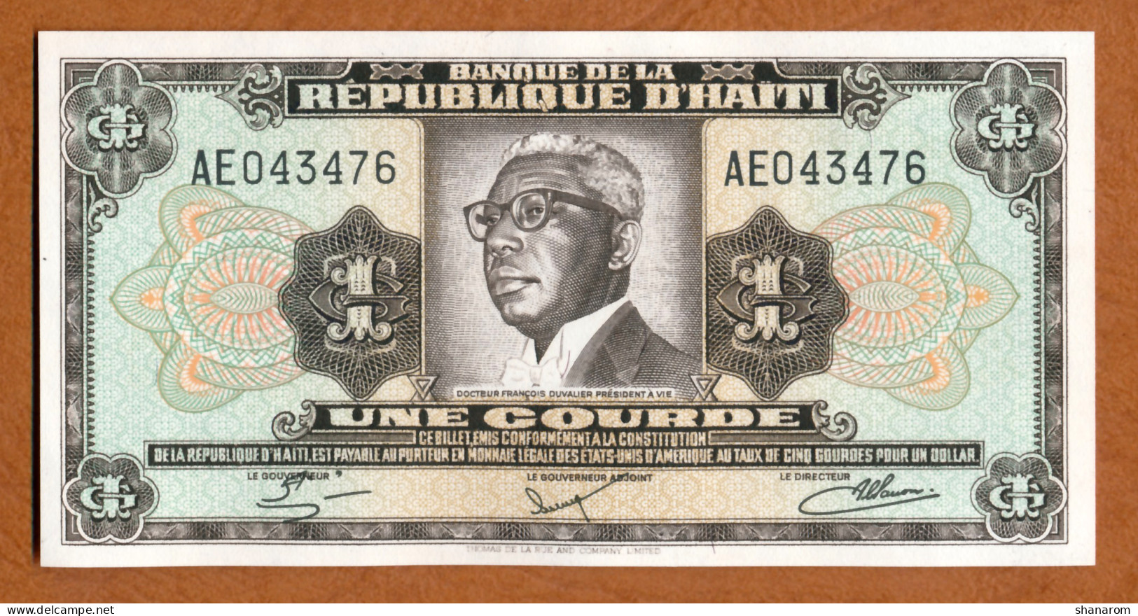 1979 // HAITI //  BANQUE NATIONALE DE LA REPUBLIQUE // 1 GOURDE // NEUF-UNC - Haiti