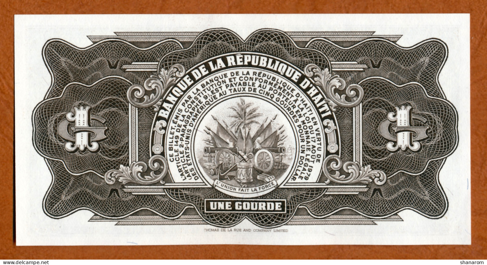 1979 // HAITI //  BANQUE NATIONALE DE LA REPUBLIQUE // 1 GOURDE // NEUF-UNC - Haïti