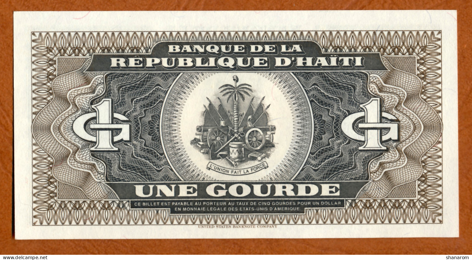 1989 // HAITI //  BANQUE NATIONALE DE LA REPUBLIQUE // 1 GOURDE // NEUF-UNC - Haïti