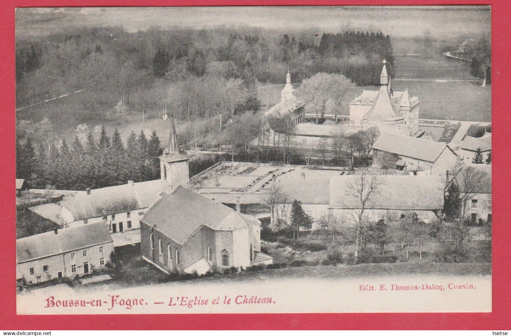 Boussu-en-Fagne - L'Eglise Et Le Château ( Voir Verso ) - Couvin