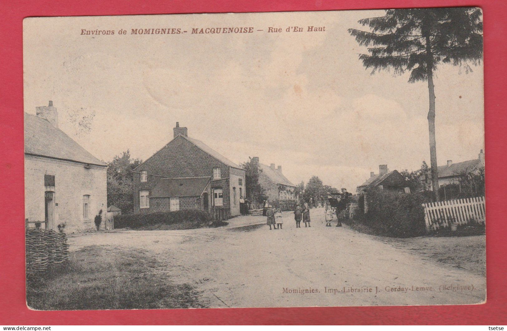 Macquenoise - Rue D'En Haut - 1911 ( Voir Verso ) - Momignies