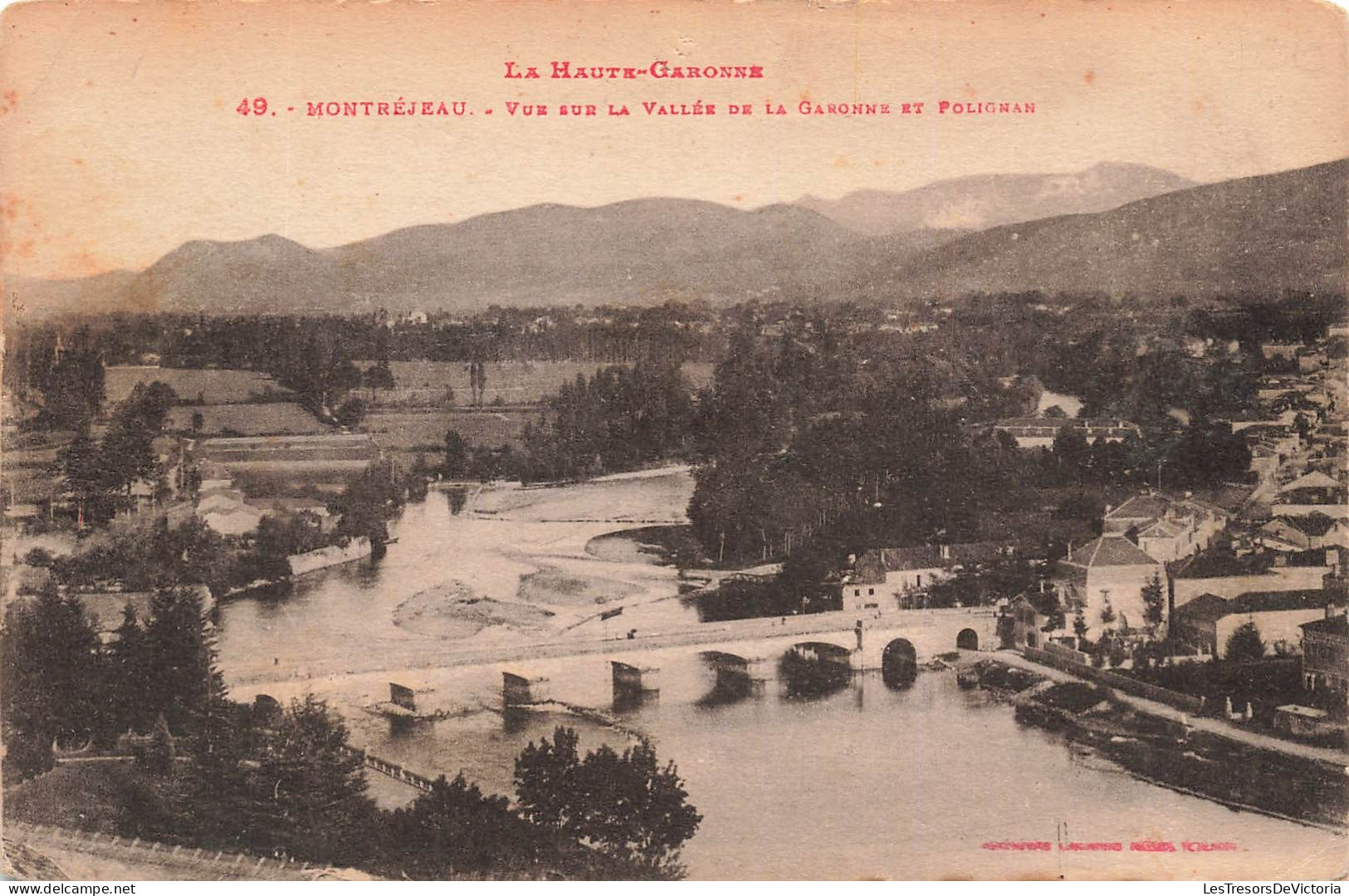 FRANCE - Montréjeau - Vue Sur La Vallée De La Garonne Et Polignan - Carte Postale Ancienne - Montréjeau