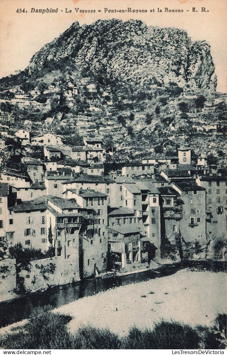 FRANCE - Uriage - Dauphiné - Le Vercors - Pont-enRoyans Et La Bourne - E. R. - Carte Postale Ancienne - Uriage