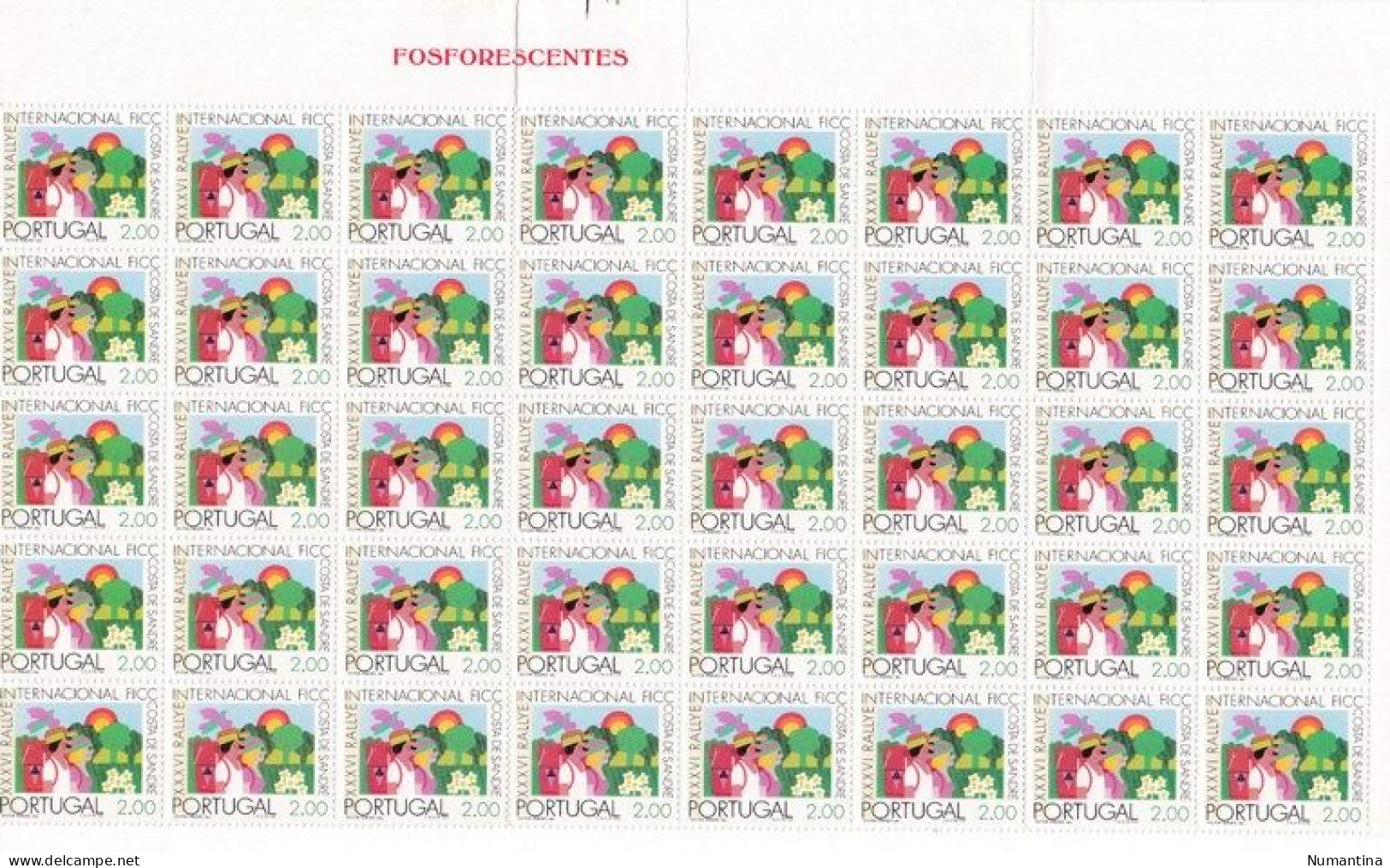 1975 Portugal - Yvert 1265a - B40 - Fosforo - MNH - Valor 320 € - Ongebruikt