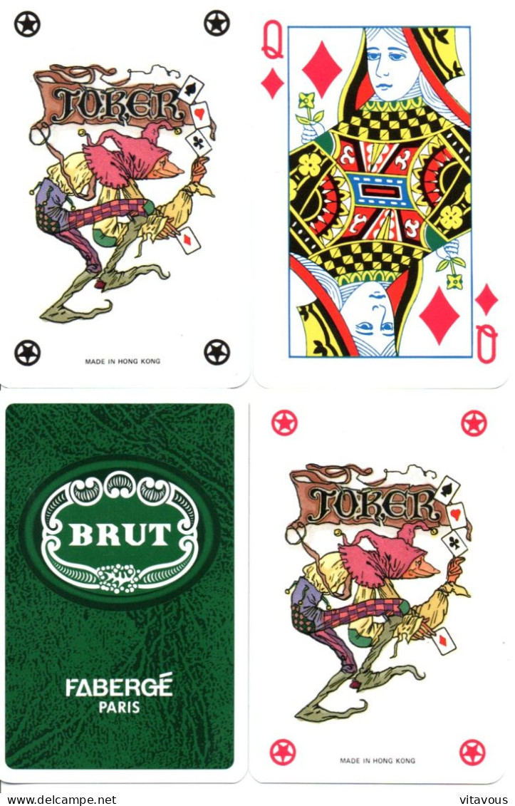 Jeu  De 54 Cartes Publicitaires BRUT De FABERGÉ PARIS - Playing Card - 54 Cartes