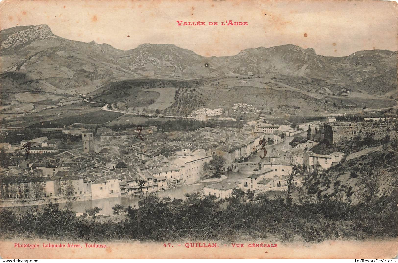 FRANCE - Quillan - Vue Générale - Carte Postale Ancienne - Other & Unclassified