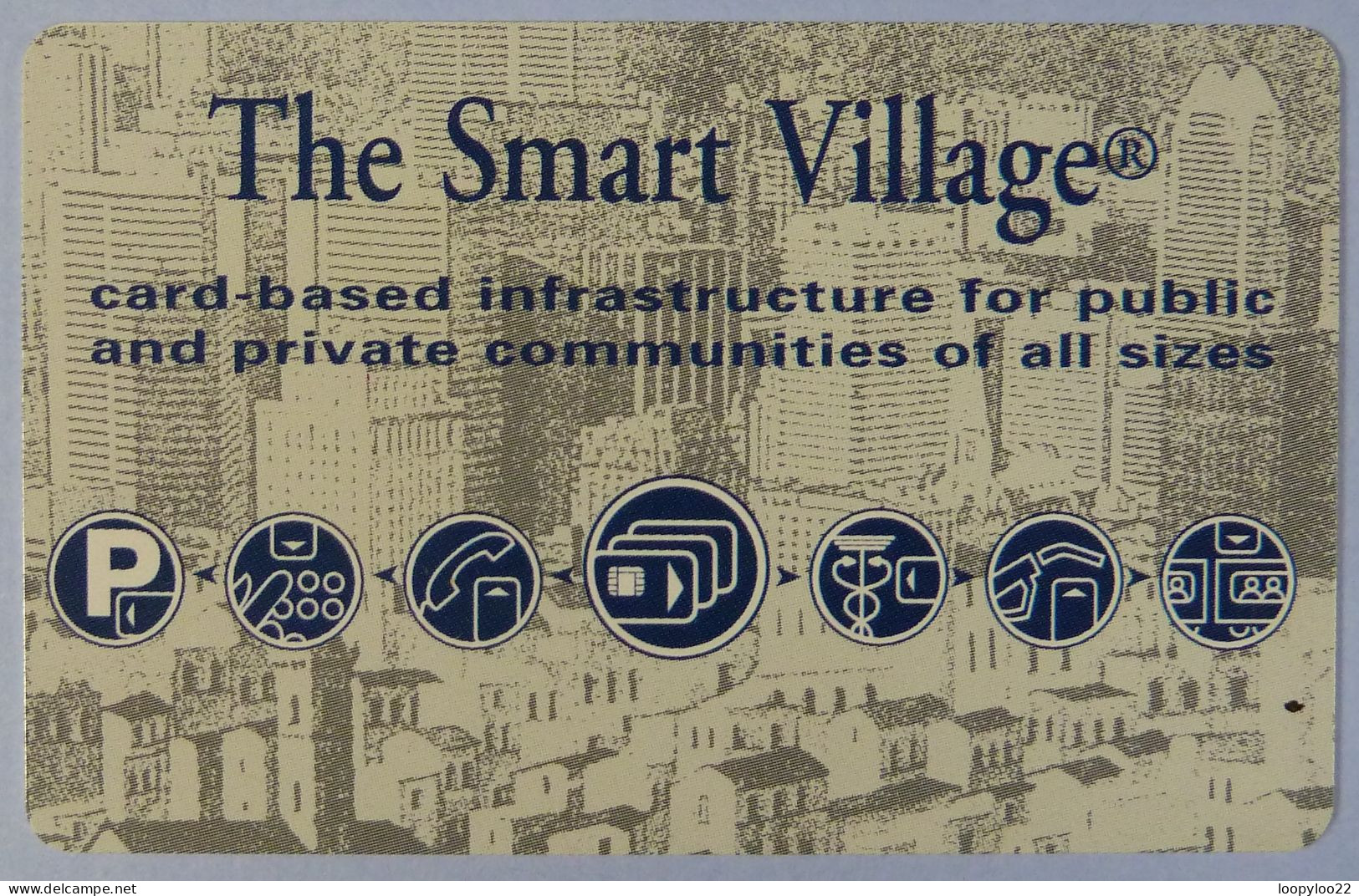 FRANCE - Schlumberger - Test Demo - The Smart Village - Smart Card - Full 30 Units On Card - Mint - Privées