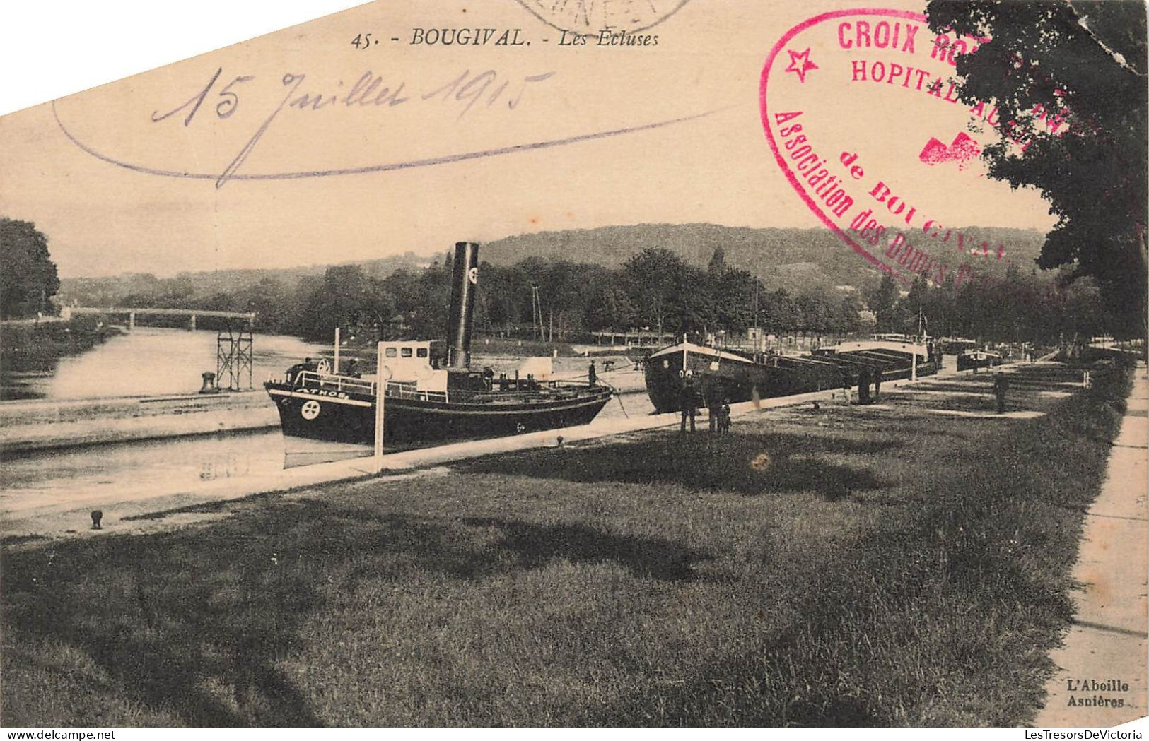 FRANCE - Bougival - Vue Sur Les écluses - Carte Postale Ancienne - Bougival