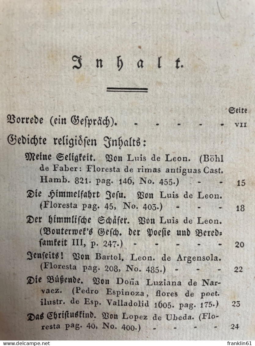 Rostem und Suhrab, Eine Heldengeschichte in 12 Büchern;  Nal und Damajanti, Eine indische Geschichte u. Blumen