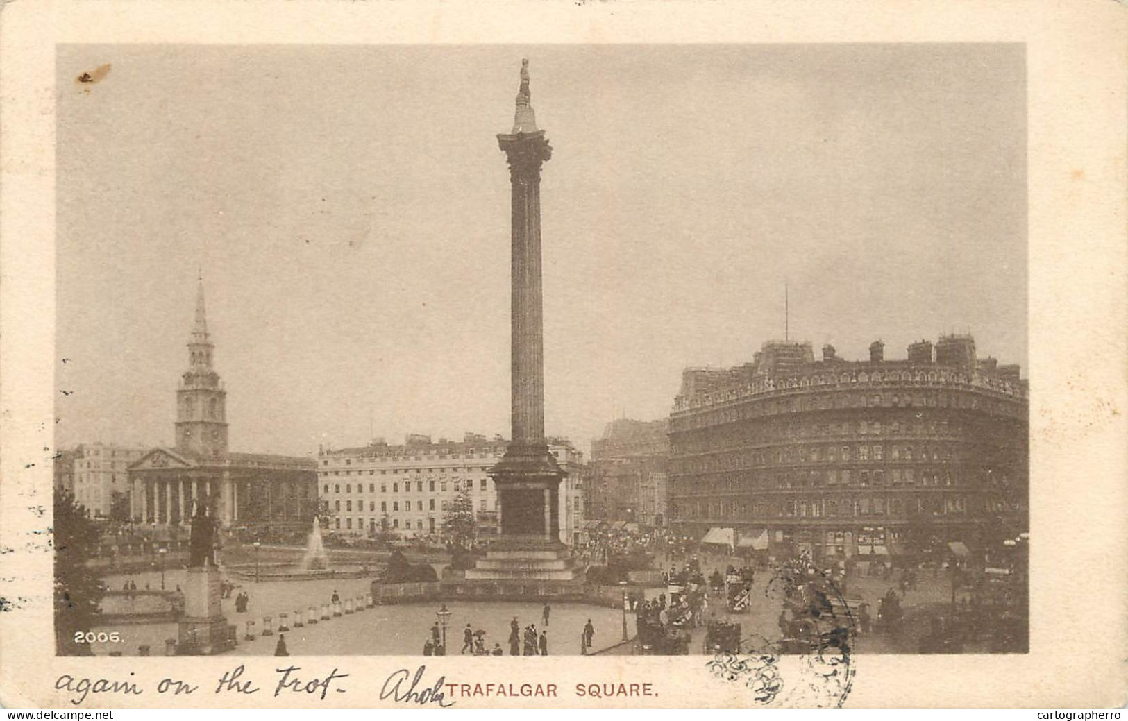 England London Trafalgar Square Nelson's Column - Trafalgar Square