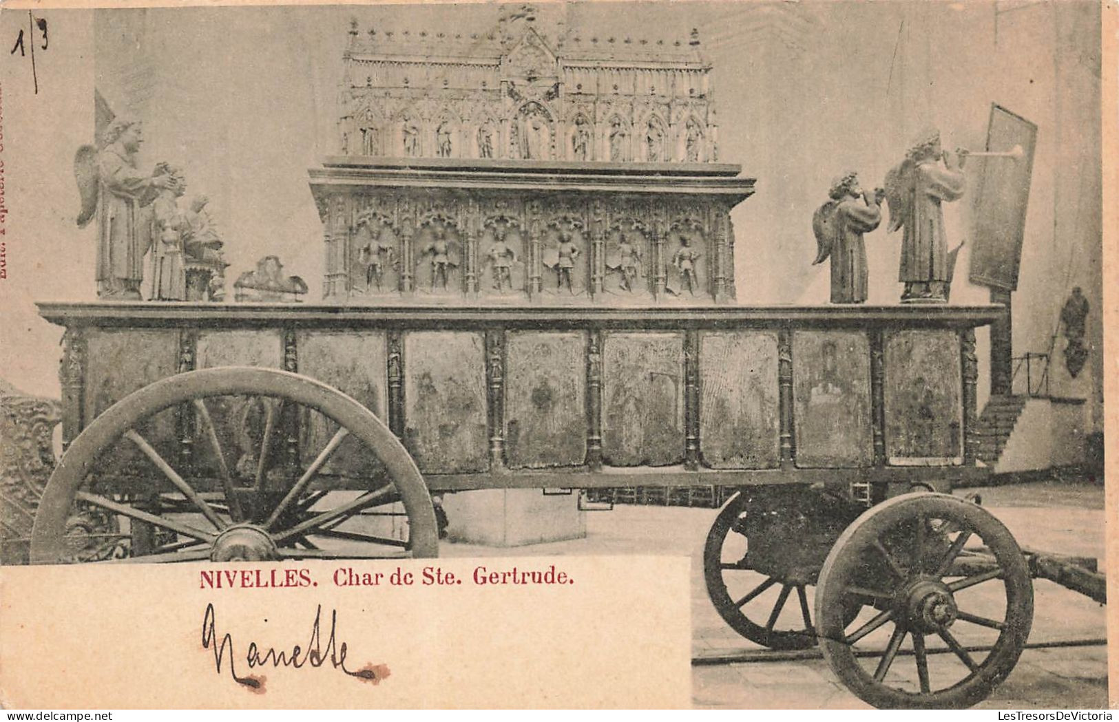 BELGIQUE - Nivelles - Char De Ste Gertrude - Carte Postale Ancienne - Nijvel
