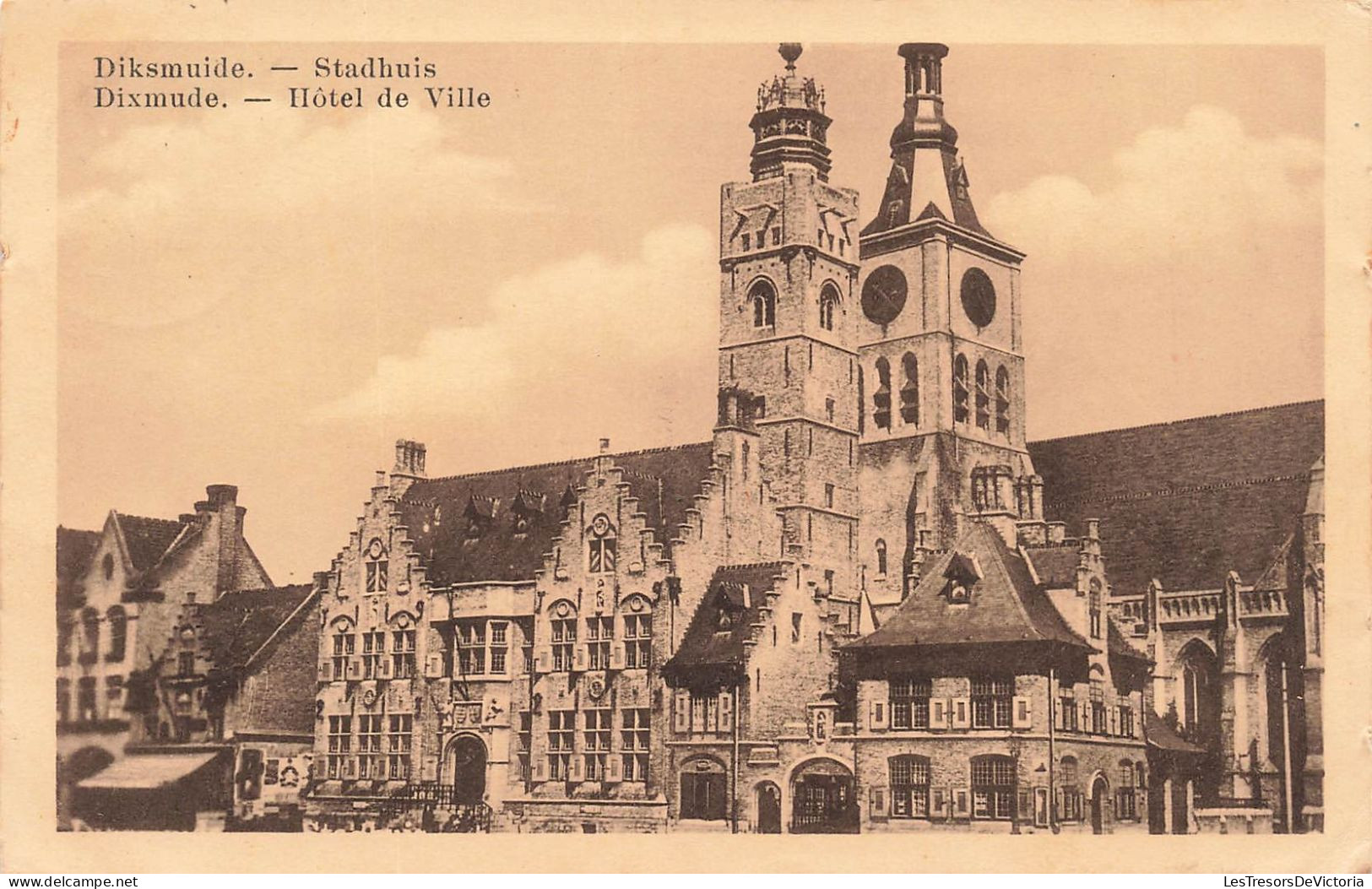 BELGIQUE - Dixmude - Hôtel De Ville - Carte Postale Ancienne - Diksmuide