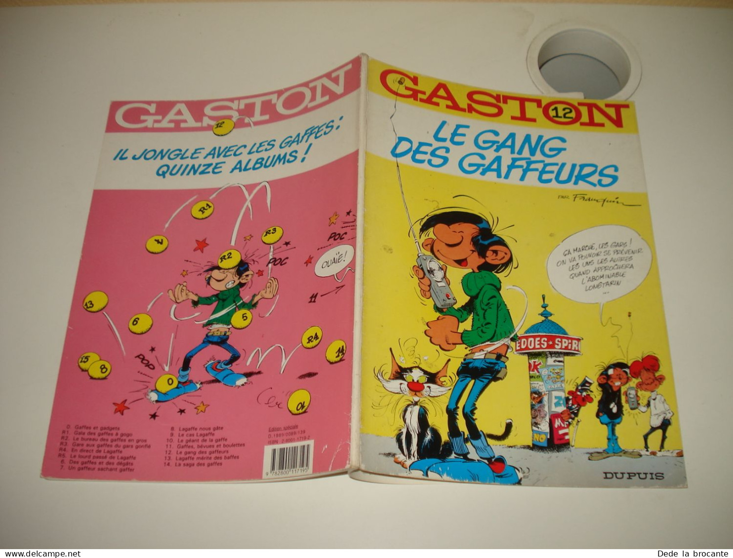 C53 / Gaston 12 " Le Gang Des Gaffeurs " - Franquin - Ed.  Spéciale 1989 - TTBE - Gaston
