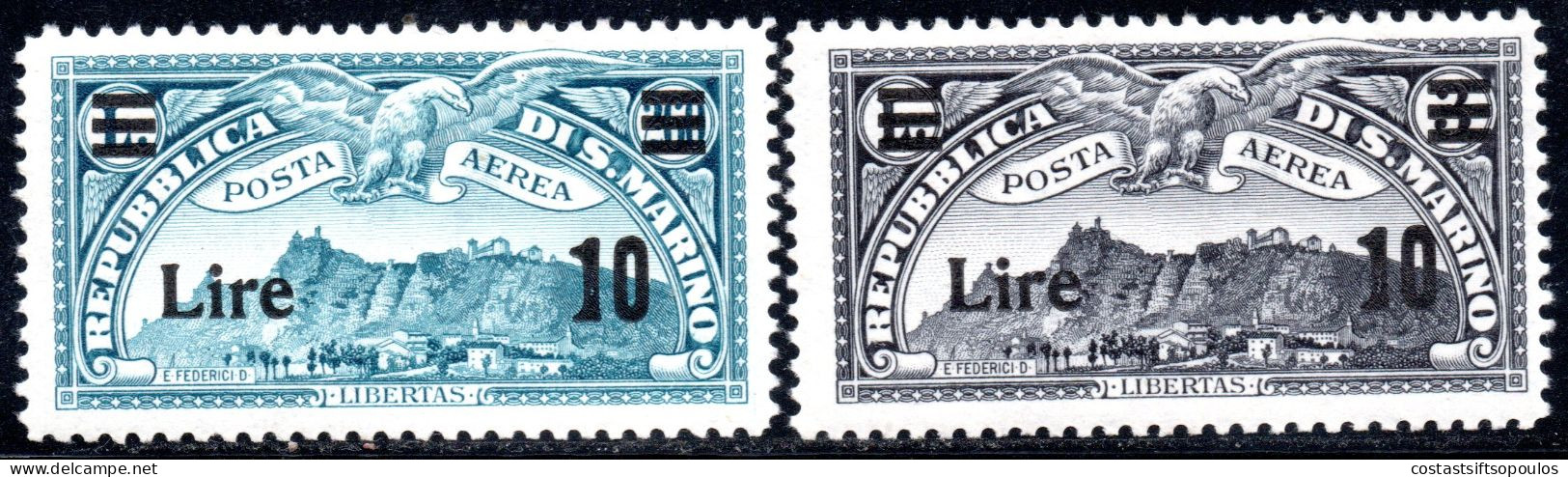 2206. SAN MARINO 1941 A19-A20 MNH - Neufs