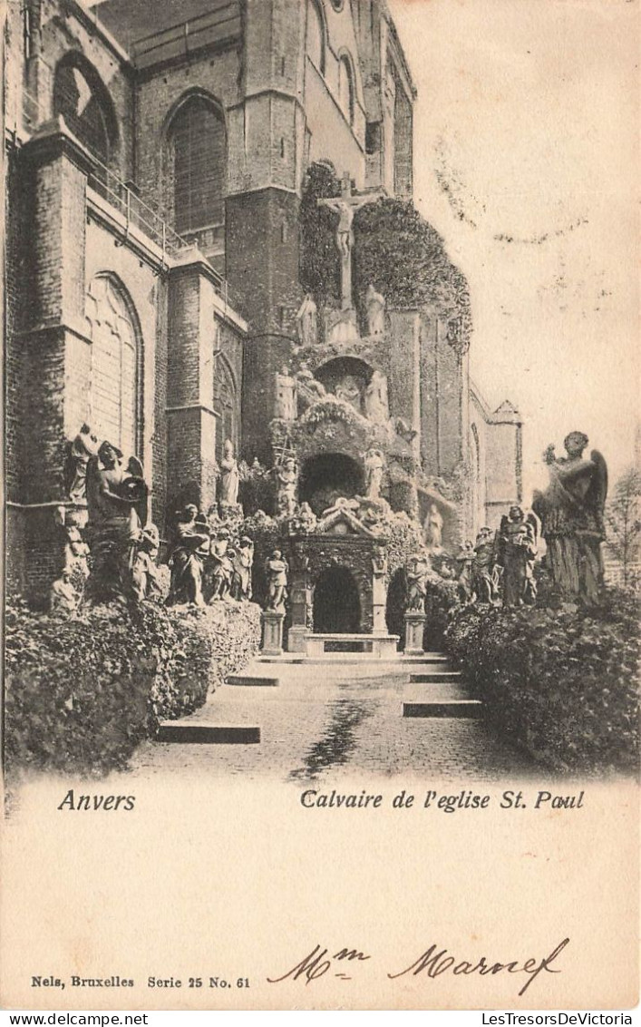 BELGIQUE - Anvers - Calvaire De L'église Saint-Paul - Carte Postale Ancienne - Antwerpen